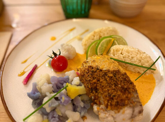Plat bistro contemporaine Dame Martine