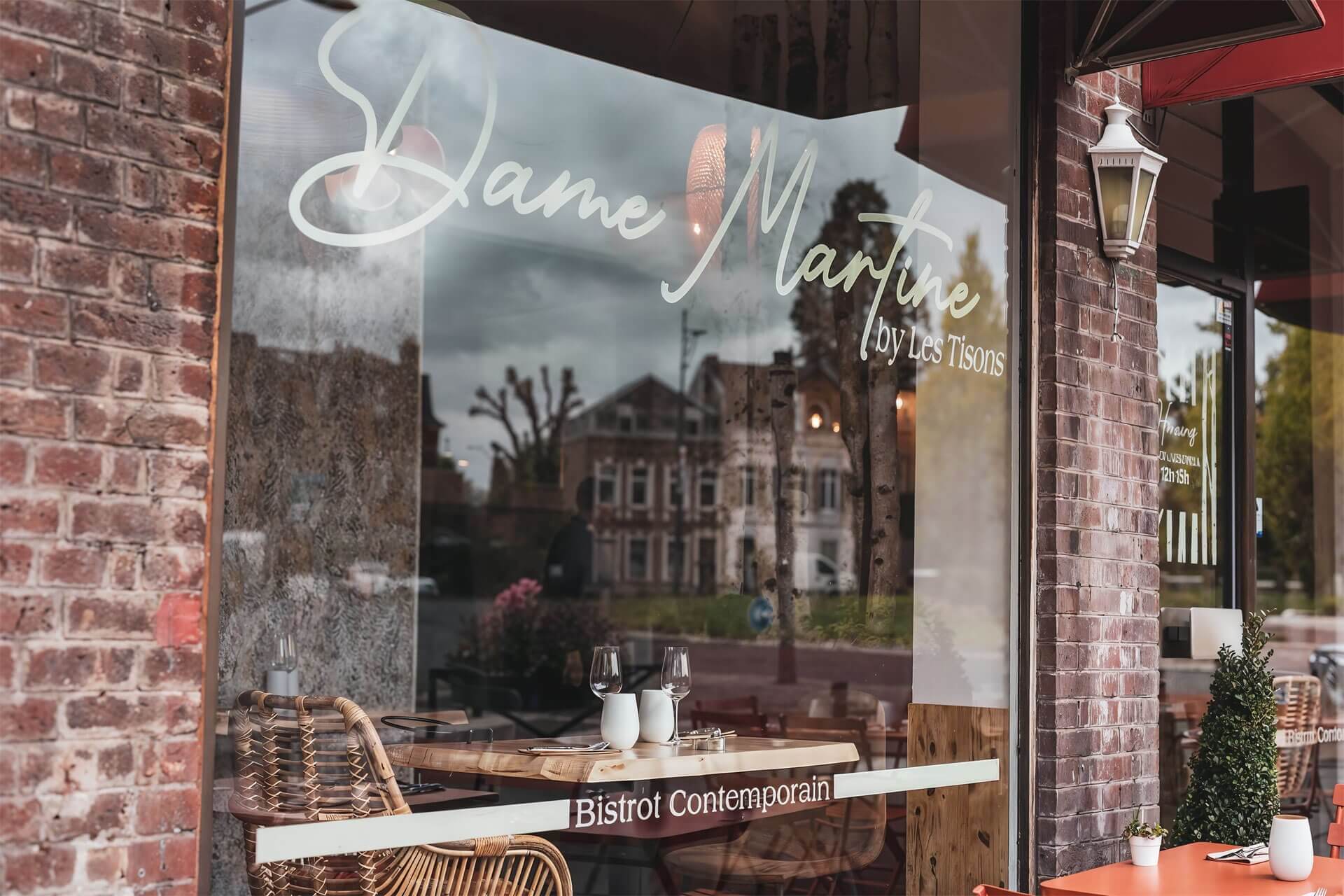 Restaurant bistro contemporain Dame Martine à Abbeville