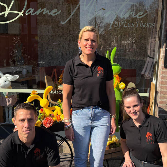 Equipe restaurant Dame Martine
